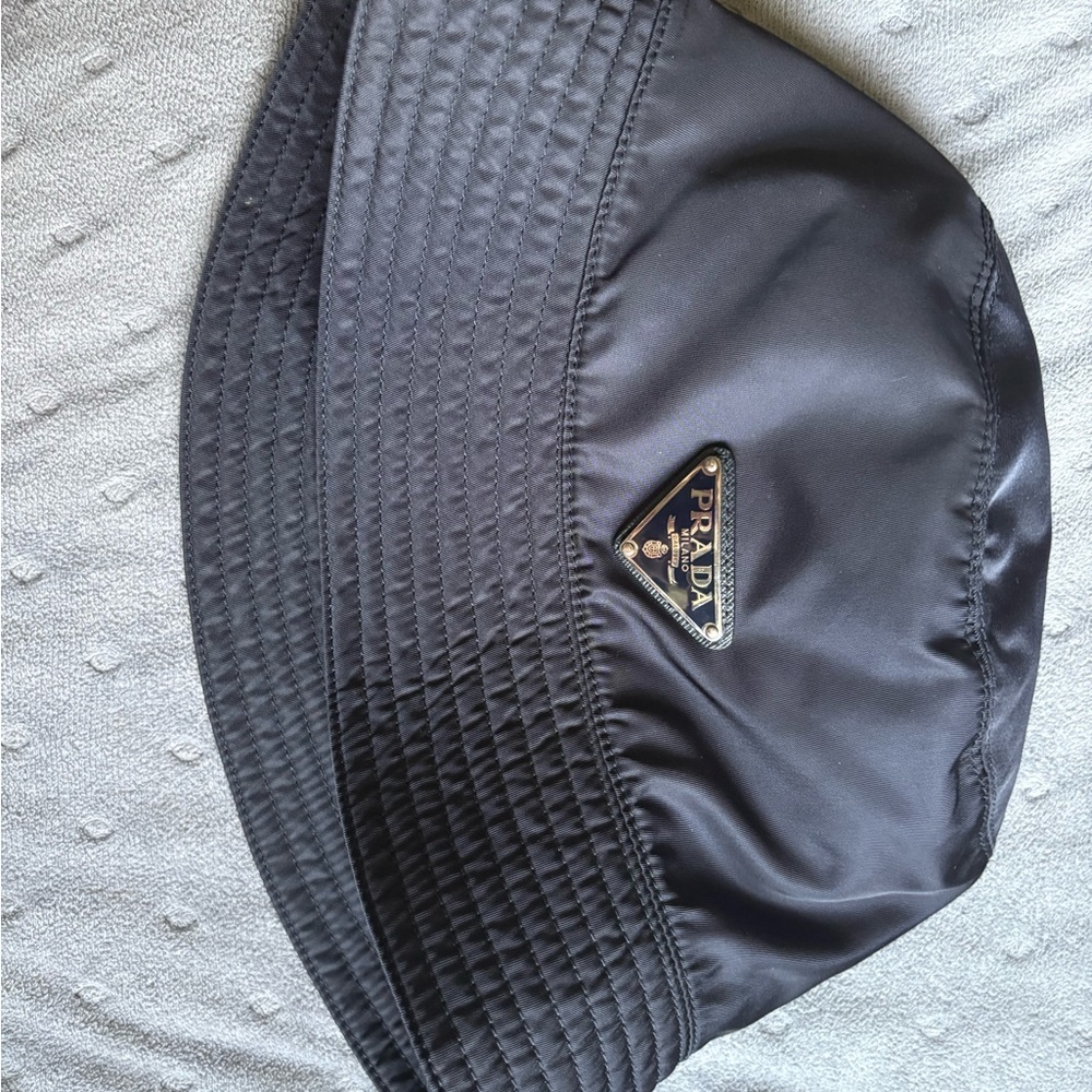 Prada Dark Gray Bucket Hat